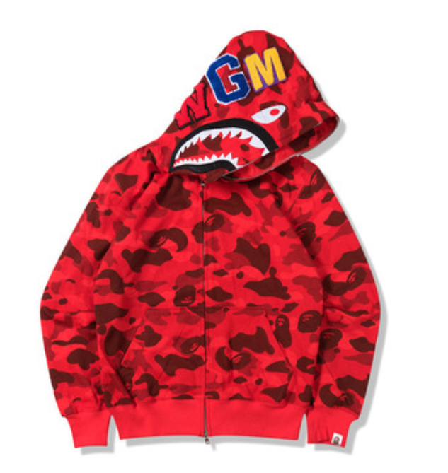 Red shark jacket
